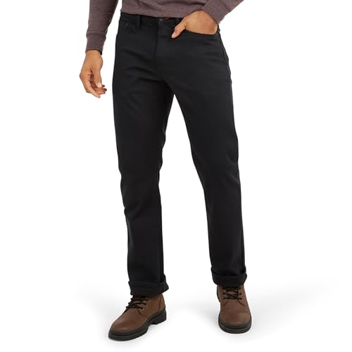 Weatherproof Vintage Fleece Lined Pants - Men's Regular Fit Fleeced Lined Canvas Pants for Mens