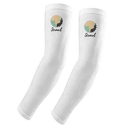 Housse de gants de protection UV jaune pour stopper les coups de soleil sur les bras