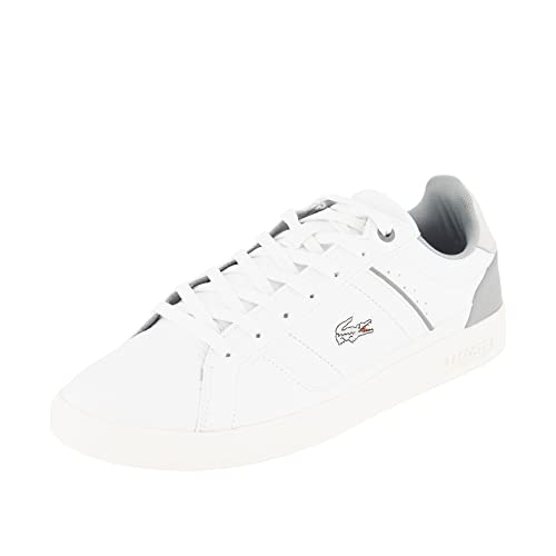 Lacoste Men's Leather Sneakers Europa Pro 123 2 SMA, White, white, 6.5 UK