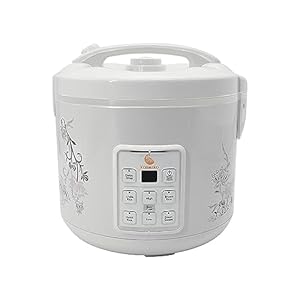 Rice Cooker 20 Cup Cooked (10 Cup Uncooked)– Instant Pot Vegetable Steamer for Kitchen – Multipurpose Food Steamer for Rice, Meat, Veggies – Easy to Use and Elegant Design – Programable