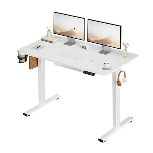 SANODESK 電動昇降式デスク E150 ホワイト Amazon | SANODESK 電動昇降式デスク E150 高さ調節デスク パソコン