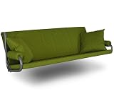 ANGERER Freizeitmöbel GmbH Hollywoodschaukel Auflage Elegance Joy - passend für viele 3-Sitzer Hollywoodschaukeln - Schaukelauflage Made in Germany (Hellgrün)
