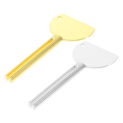 FRCOLOR 2pcs Toothpaste Squeezer Paint Tube Squeezer Tube Squeezer Boots Facial Squeezer Toothpaste Dispenser Squeezer Toothpaste Tube Key Toothpaste Tube Clip Zinc Alloy