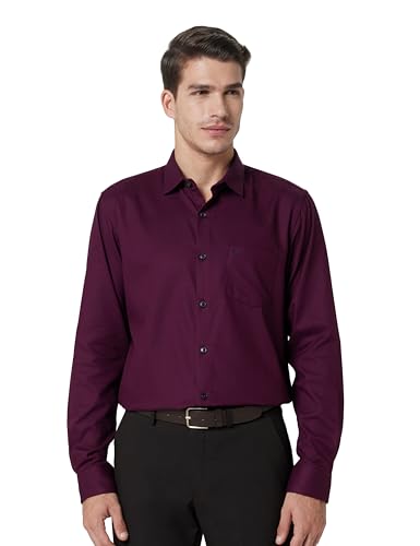 Image of Allen Solly Men's Striped Formal Shirt | Classic Fit | Crisp Tailored Look | Office, Business & Workwear