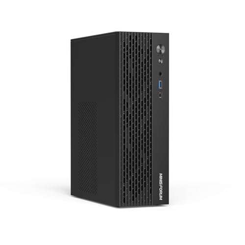 MINISFORUM 795S7 Barebone with Mini PC, AMD Ryzen 9 7945HX(16 C/32 T,up to 5.4GHz),PCIe 5.0X16,Triple Display USB-C/HDMI2.1/DP1.4,2.5G LAN Mini Computer,M.2 2230 Key E Slot,5xUSB Type-A(NO RAM/SSD/OS)