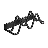 KICHOUSE 1 Pieza Estante de tapa cozinha organizador Soporte de pared para tabla de cortar corte pot rack rejillas para tablas de cortar sostenedor del estante de la tapa de la olla Black