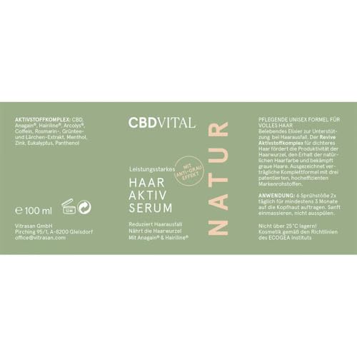 Cbd Vital Haar Aktiv Serum 100 ml
