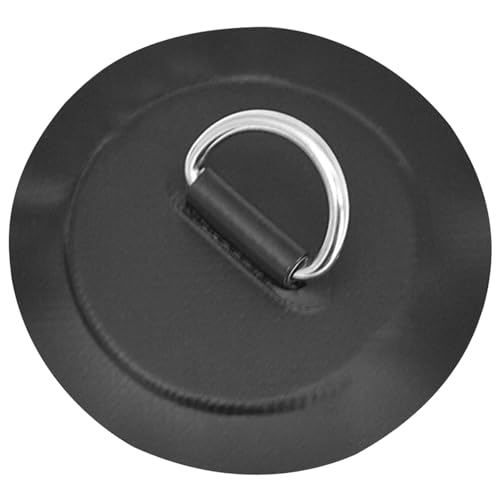 Patchs ronds en D de 8 cm pour kayak et bateau gonflable : kit anneaux de fixation PVC