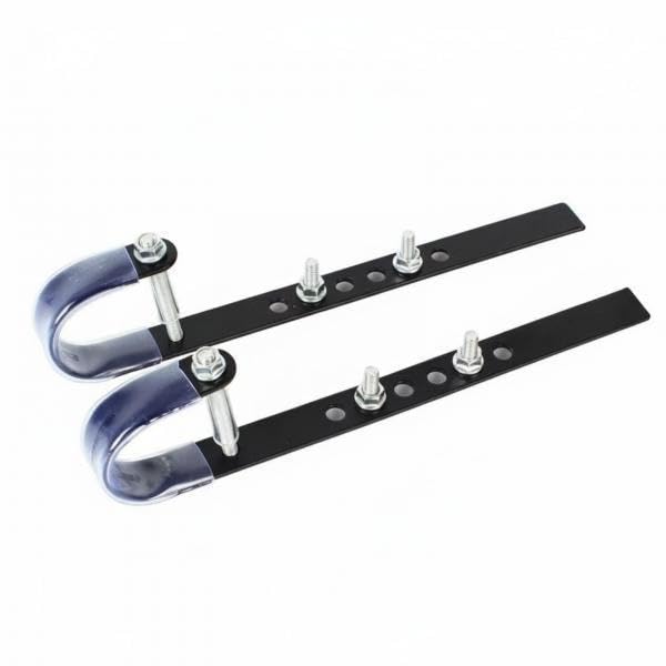 2x2 Pieces Bike Basket Hook Multi-Hole Design Adjustable Bike Basket Mount Quick Release for Mountain Bikers, Commuting, Shopping-image-16