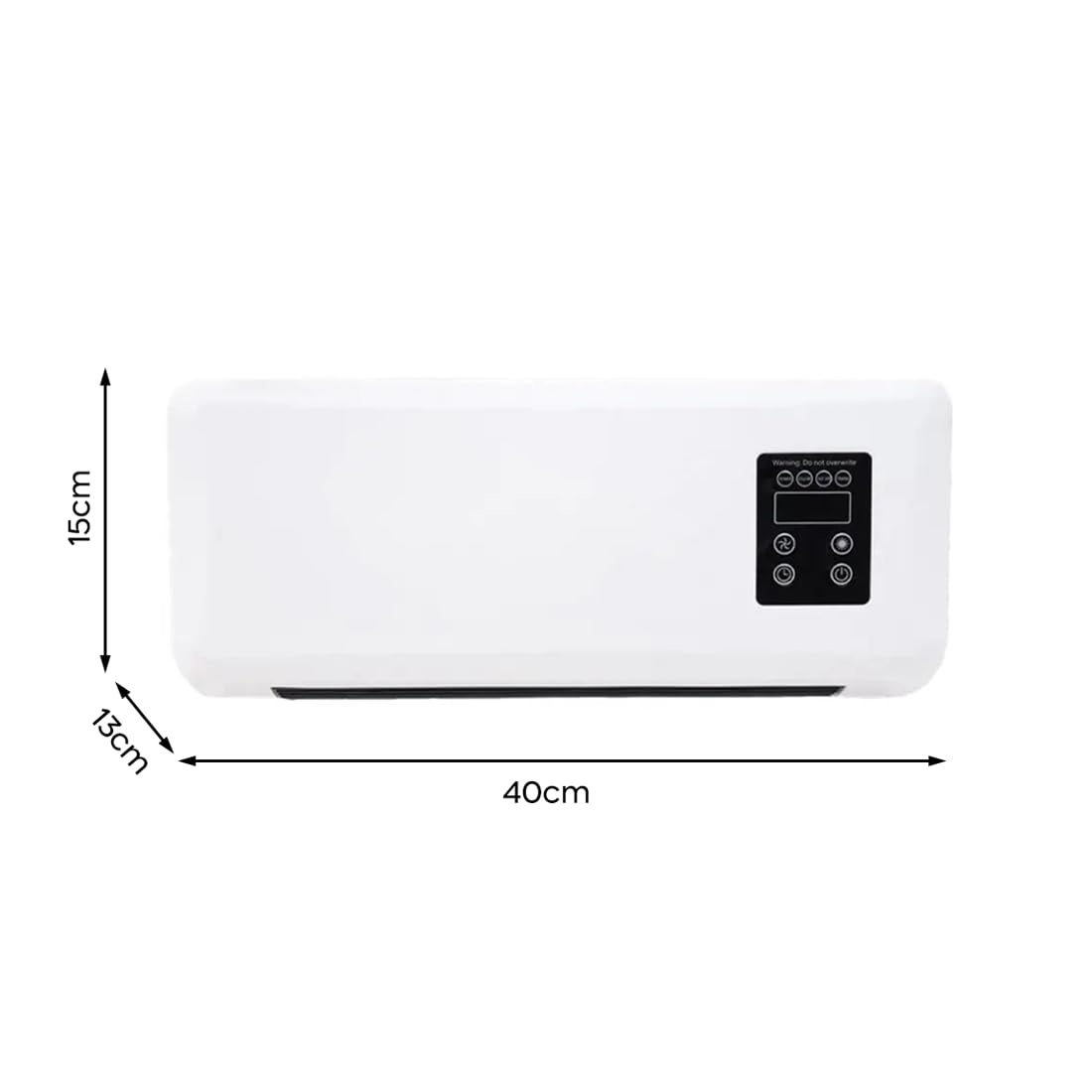 MEDIA WAVE store Termoventilatore a parete TCM55T Termobagno + telecomando