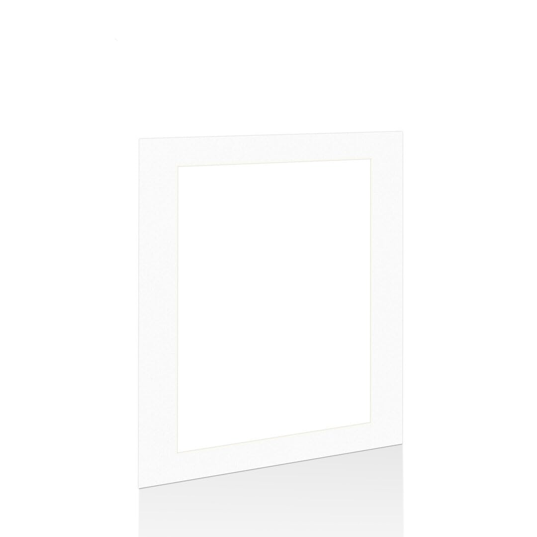 Procut Global 20x16" White Picture Mounts for Frames - Fits A3 Aperture Size - Precision Cut Cardboard Photo Mounts - Mat Board for Prints, Artwork & Paintings โ image 1