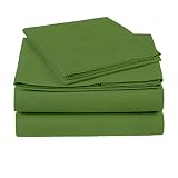 Louis Bedding 1000 Thread Count 4 Piece Sheet Set 100% Plush Egyptian Cotton Sheets Super Soft Itali