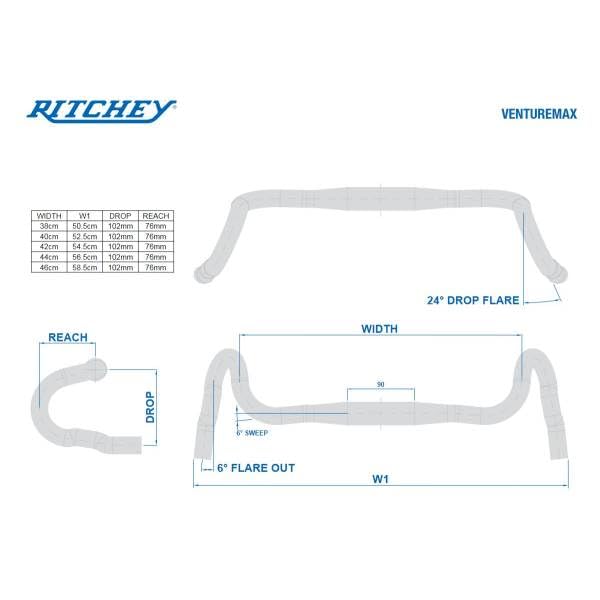 Amazon | RITCHEY(リッチー) COMP バー VENTUREMAX II 400 (C-C