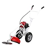 Rednut 手押し式草刈機 エンジン刈払機 4ストローク チップソー リコイルスターター式 簡単操作 高効率軽量設計 家庭用ガーデンツール