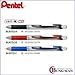 Pentel Energel Deluxe RTX Retractable Liquid Gel Pen, 0.5mm, Fine Line, Needle Tip, Blue Ink-value Set of 3(with Values Japan Original Discription of Goods)