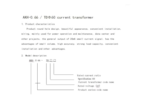 Transformador de corriente CT 5A Clase 0.2 para mediciones de centros de datos 3