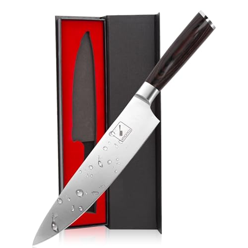 imarku Japanese Chef Knife – Sharp Kitchen Knife 8 Inch Chef’s Knives HC Steel Paring Knife, Unique Gifts for Men and Women, Gifts for Mom or Dad, Kitchen Gadgets with Premium Gift Box