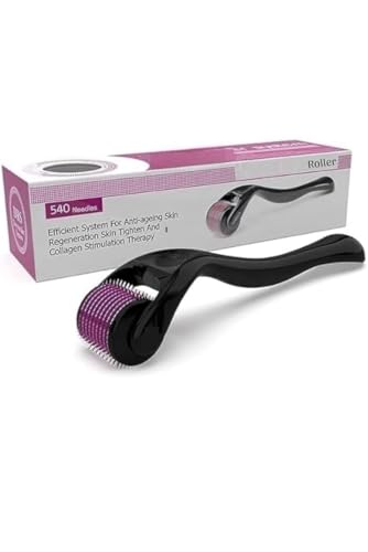 Image of H air roller For H air And Beard Regrowth 640 Micro 0.5mm Titanium Alloy Needles Reduces H air Fall & Stimulates H air Follicles, Safe and Effective Easy to use | Skin Care Men and Women (0.5)