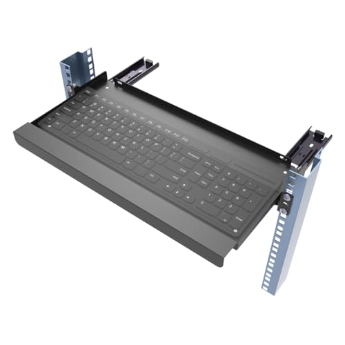 Plateau de clavier 1U universel et étagère coulissante pour rack de serveur