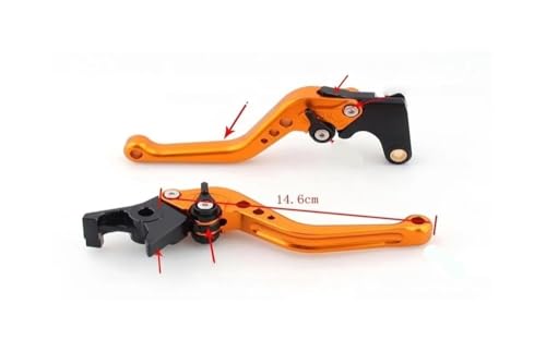 Maneta de embrague y freno CNC para Yamaha YZF R6 y R1 regulación corta y larga 2