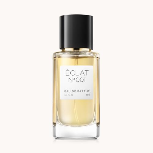 ÉCLAT 001 - Eau de Parfum 55 ml - Fragancia clásica para mujer con aldehídos, rosa y sándalo - floral, polvo y elegante - para mujeres con estilo icónico