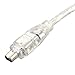 MTQY USB Male to Firewire IEEE 1394 4 Pin Male to iLink Adapter Cable 150cm for DCR-TRV75E DV Only