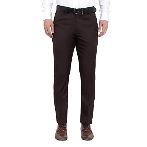 Image of Men Regular Fit Polycotton Trouser Pant's Formal Trouser Casual Trouser Pant