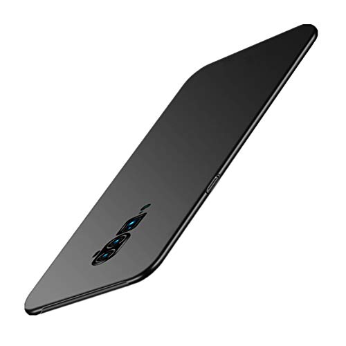 XMTON OPPO Reno 10x Zoom 6.6' Funda,Ultra Delgado Carcasa de PC Hard Gel Backcover Anti-Rasguños Protector Caso Case para OPPO Reno 10x Zoom Smartphone (Negro)