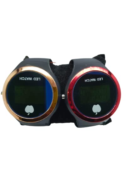 Zara Trading Round Black Dial Digital LED Sport Wrist Watch Black Color Strap Waterproof for Kids Watch for Boys/Men/Girls (B0C3GW7WTQ) Amazon Price History, Amazon Price Tracker