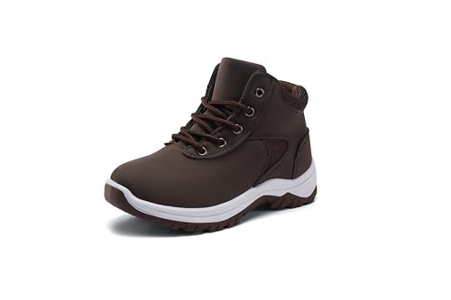 Boys Outdoor Hiking boots Kids Slip Resistant Climbing hiker Children Casual Sneakers Size 11-6