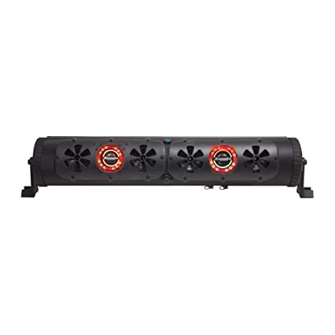 Bazooka 24-Inch G3 Bluetooth Party Bar | 450-watt Max Power | LED Lights | Party Button Music-Sharing | 8 Marine Grade Speakers | Off Road, Golf Cart, Marine and Outdoor Speaker System | BPB24-G3 Cover