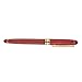 Pen Gift Set - Rosewood Luxury Ballpoint Pen for Personal, Executive Use, Red with Gold Accents - 5.7 x 0.5 x 0.5 Inches