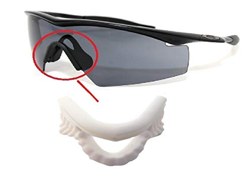 Galaxy Nose Pads Rubber Kits For Oakley M Frame Heater/Strike/Sweep/Hybrid White
