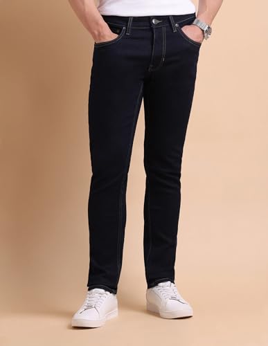 Image of U.S. Polo ASSN. Denim Jeans for Men - Slim Tapered Fit, Mens Jeans for Office & Regular Wear