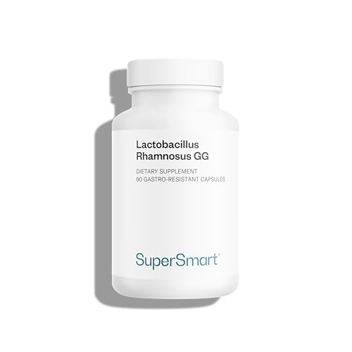 Lactobacillus Rhamnosus GG - Probioticum - Balanceert Microbioom en Darmflora - Versterkt het Immuunsysteem - Stimuleert Lactobacillus Productie - 60 Capsules - Vegan - Glutenvrij - SuperSmart