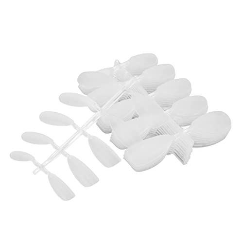 Matte Almond Nail Tips,100pcs Ultra Fit Natural Acrylic Nails Full Matte Soft Gel Nail Tips Full Cov