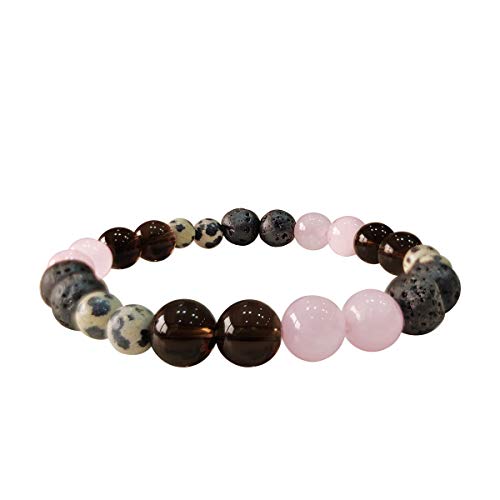 Image of Shubhanjali Crystal Elastic 8mm Stretch Customized Bracelet for Men and Women-(Standard,Multicolor)