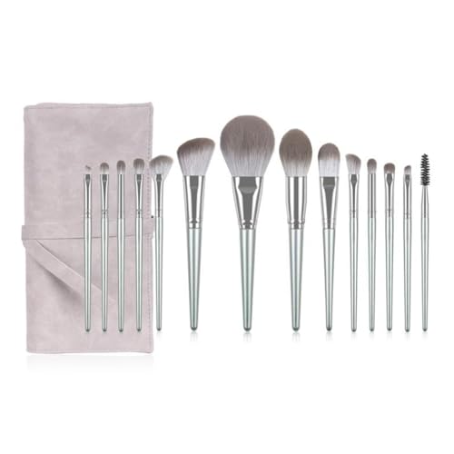 Juego de 10/14 brochas de maquillaje para sombra de ojos, brochas de maquillaje de cara completa, cepillo corrector para mujer