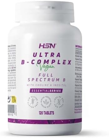 Vitamina B - Ultra B-Complex - de HSN | 120 Tabletas con Todas la...