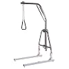 Lumex 2940B Bariatric Versa-Helper Trapeze Bar for Bed Mobility, Chrome, Medical Assist Handle with Floor Stand