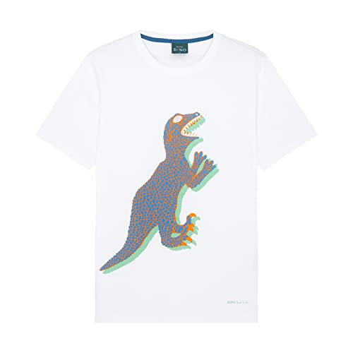 PS by Paul Smith Men's Dino Short Sleeve T-Shirt, White