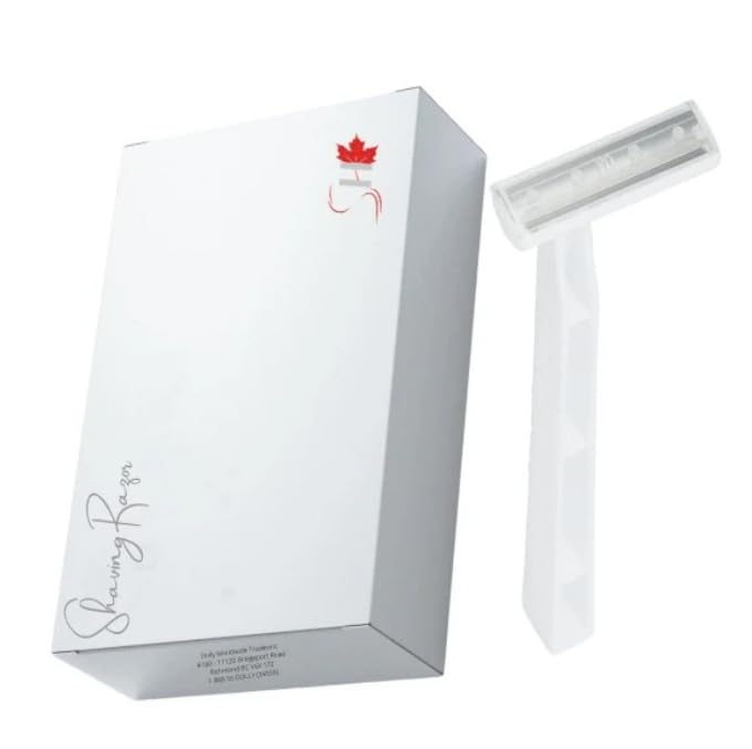 Shaving Razor with Cap White Guest Bathroom Amenity Premium individual Box packing 200's/Box