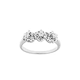 anello mirco visconti rubino e diamanti  Grama & Mounier Anello in Oro Bianco 18Kt. con Diamanti da 0.54Ct. Cod. GM045 - Misura 16