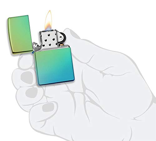Image of Zippo High Polish Teal Pocket Lighter