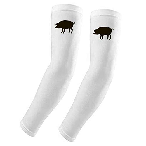 Manchette de protection de bras UV imprimé cochon noir