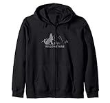 Grauer Wolf im Yellowstone-Nationalpark-Ferienziel Kapuzenjacke