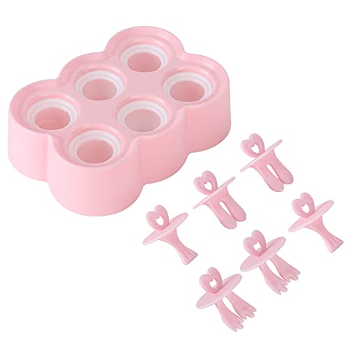 Molde para helado de bricolaje de silicona rosa: herramienta de cocina para hogar 2
