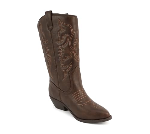 Image of Soda Women's Rodeo Western Pointed Toe Cowboy Boots