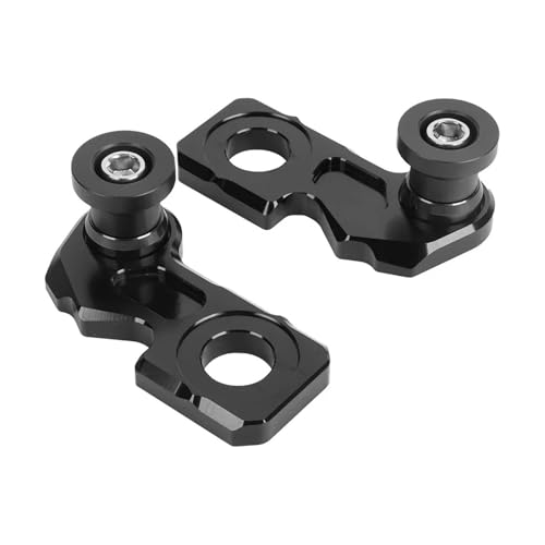 MILNOGRZL Motorrad Schwingenspulen Schieber Hinterrad Gabelachse Kettenverstellrahmen Zubehör, kompatibel mit Honda CBR650R CB650R 2019–2023 CB650F CBR650F 2014–2023(Black)
