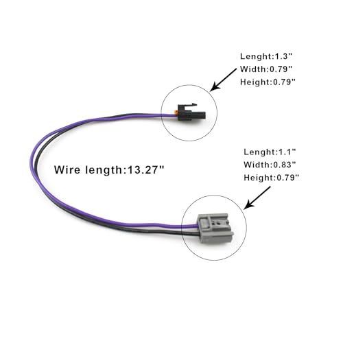 Image of 15-75221 1575221 22957044 Heating and Air Conditioning Blower Motor Connection Harness Fit for Chevrolet Cadillac Hummer H2 Blower Connection Harness